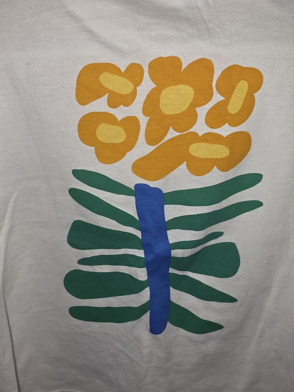 Zara White 'Blossom Studio' Long Sleeve Tee - Picture 4 of 5